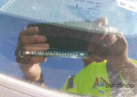 2017 Toyota Camry Se from USA, damaged, VIN 4T1BF1FK7HU341403